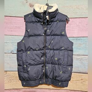 Women's Floral Puffer Vest XS